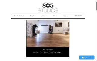 805 Studios website