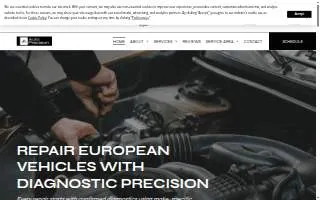 Auto Precision Repair website