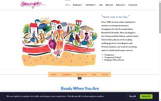 Barrington Staffing website