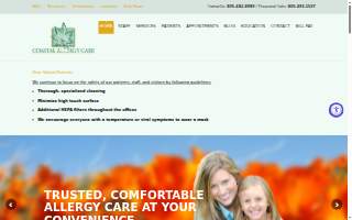 Coastal Allergy Care website