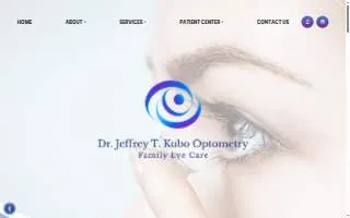 Dr. Jeffrey Kubo Optometry website