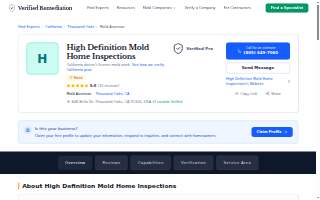 High Definition Mold Home Inspections