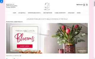 Andes Florist, Inc website