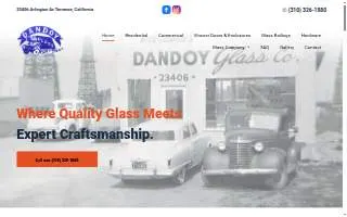 Dandoy Glass Co. Inc. website