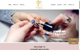 Elegant Nails & Spa of Torrance website
