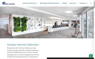 Esplanade Builders website