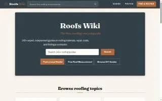 Roof Top Roofing Contractor website