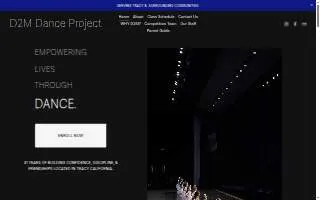 D2M Dance Project website