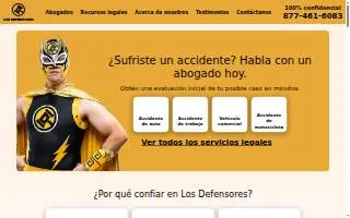 Abogados Accidentes de Trabajo of Bell Gardens website
