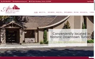 Allen Mortuary of Turlock website