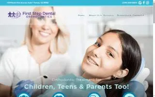 First Step Orthodontics website