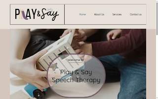 Play & Say Speech Therapy