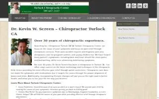 Turlock Chiropractic Center website