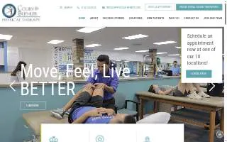 Coury & Buehler Physical Therapy of Tustin website