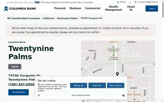 Columbia Bank of Twentynine Palms