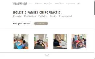 Connection Cafe: A Chiropractic Center website