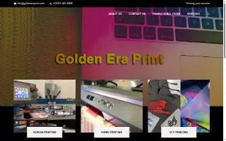 Golden Era Print website