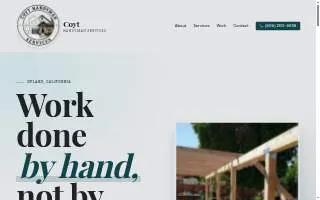 Coyt Handyman Services website