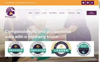 Motherly Comfort Home Care website