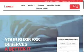 Redfire IT website