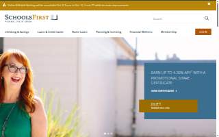 SchoolsFirst Federal Credit Union - Upland website