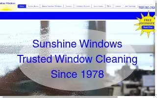 Sunshine Windows website