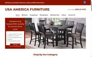 USA America Furniture website