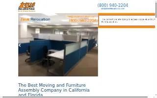 ZEUS RELOCATION, INC. Transportation and Logistics Company website