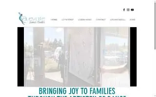 Elevate Dance Center of Vacaville website
