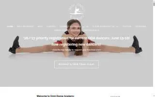 Omni Dance Academy website