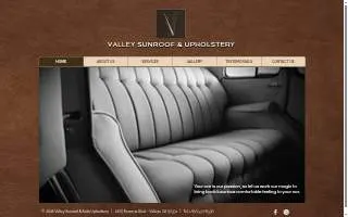 Valley Sunroof & Upholstery website