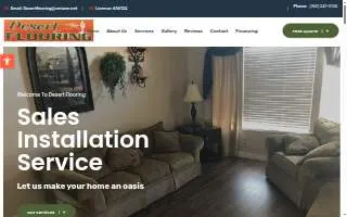 Desert Flooring website