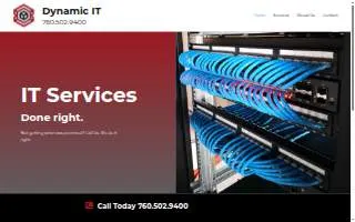 Dynamic IT website