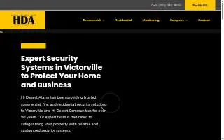Hi Desert Alarm of Victorville website