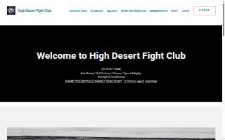 High Desert Fight Club