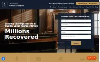Law Offices of Vondra & Hanna website