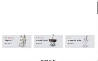 Meraki Home Furniture website
