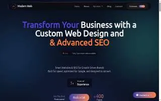 Modern Web AI website