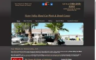 Victor Valley Car Wash website
