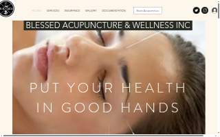 Blessed Acupuncture and Wellness website