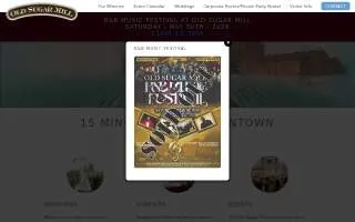 Old Sugar Mill website