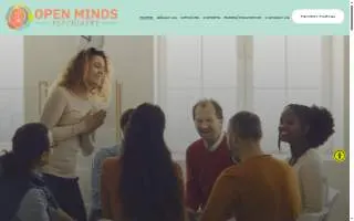 Open Minds Psychiatry of Arden-Arcade website