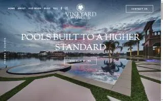 Vineyard Pools website