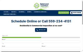 Balanced Comfort Cooling, Heating & Plumbing