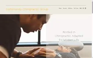 Community Chiropractic Group website