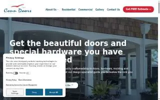 Conn Doors website
