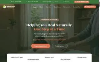 Healing Hand Acupuncture, Inc website