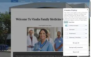 Visalia Family Medicine Clinic, Dr. Fahad Hashmat website