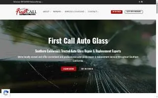First Call Auto Glass Inc website