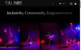 Full Moon Pole & Dance Studio website